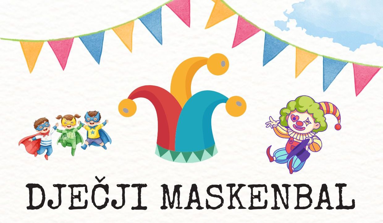 Dječji maskenbal u Otočcu – zabava pod maskama za najmlađe uz smijeh i ples