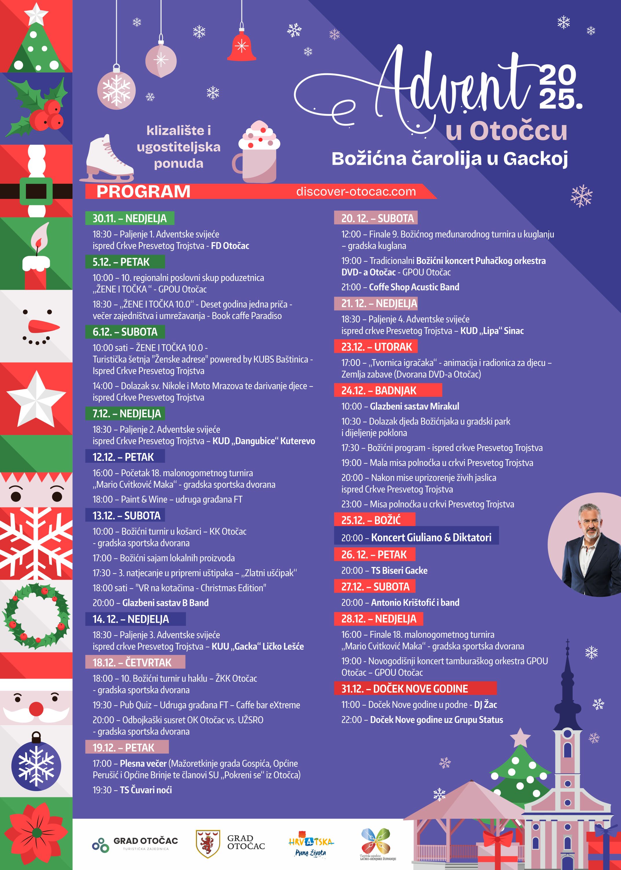 Advent 2025. u Otočcu – Božićna čarolija u Gackoj