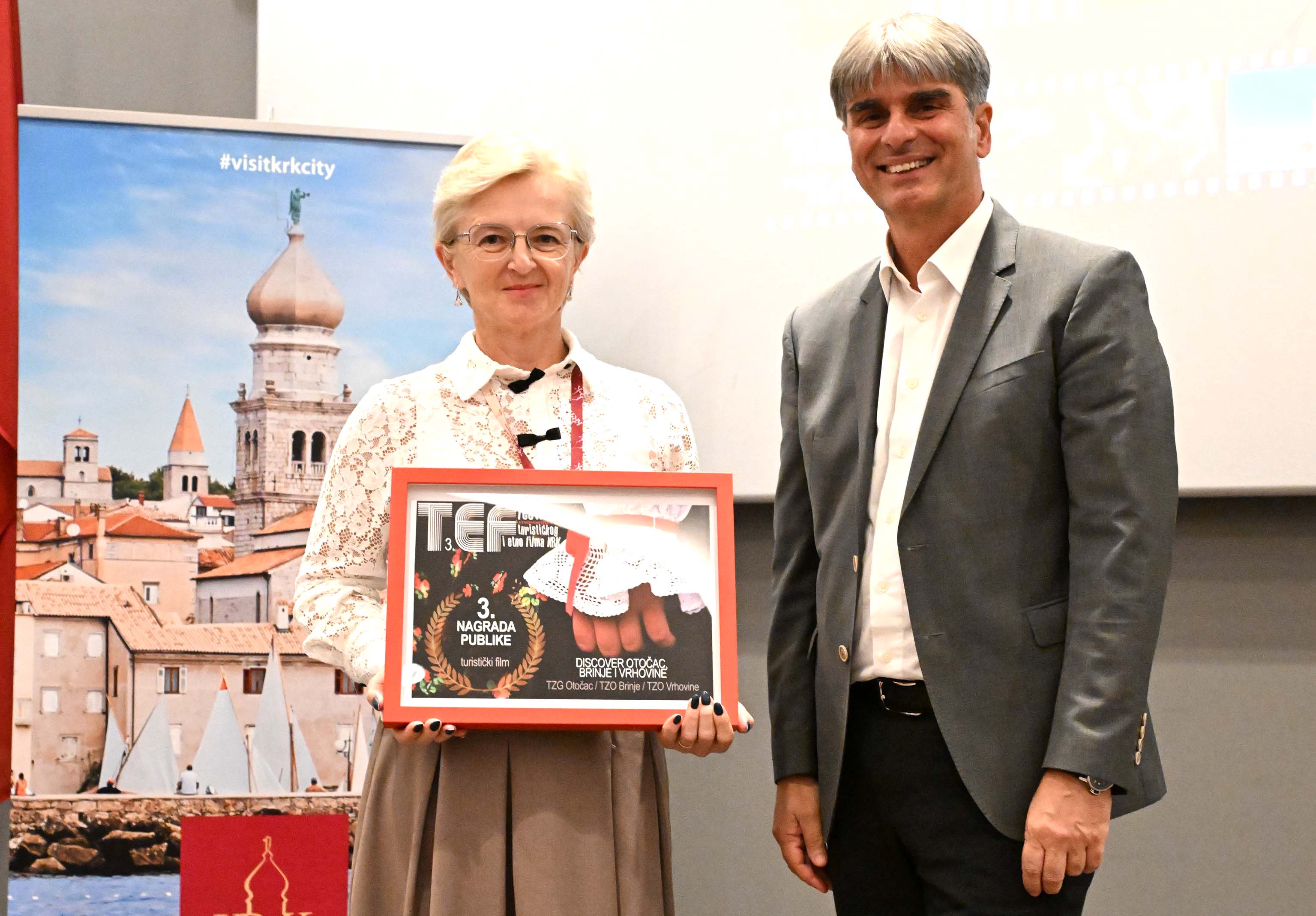 3. nagrada publike za film Discover Otočac, Brinje i Vrhovine na TEF festivalu u Krku