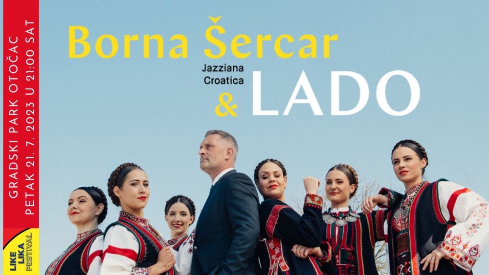 Borna Šercar's Jazziana Croatica i Ansambl LADO nastupaju u Otočcu u sklopu Like Lika festivala